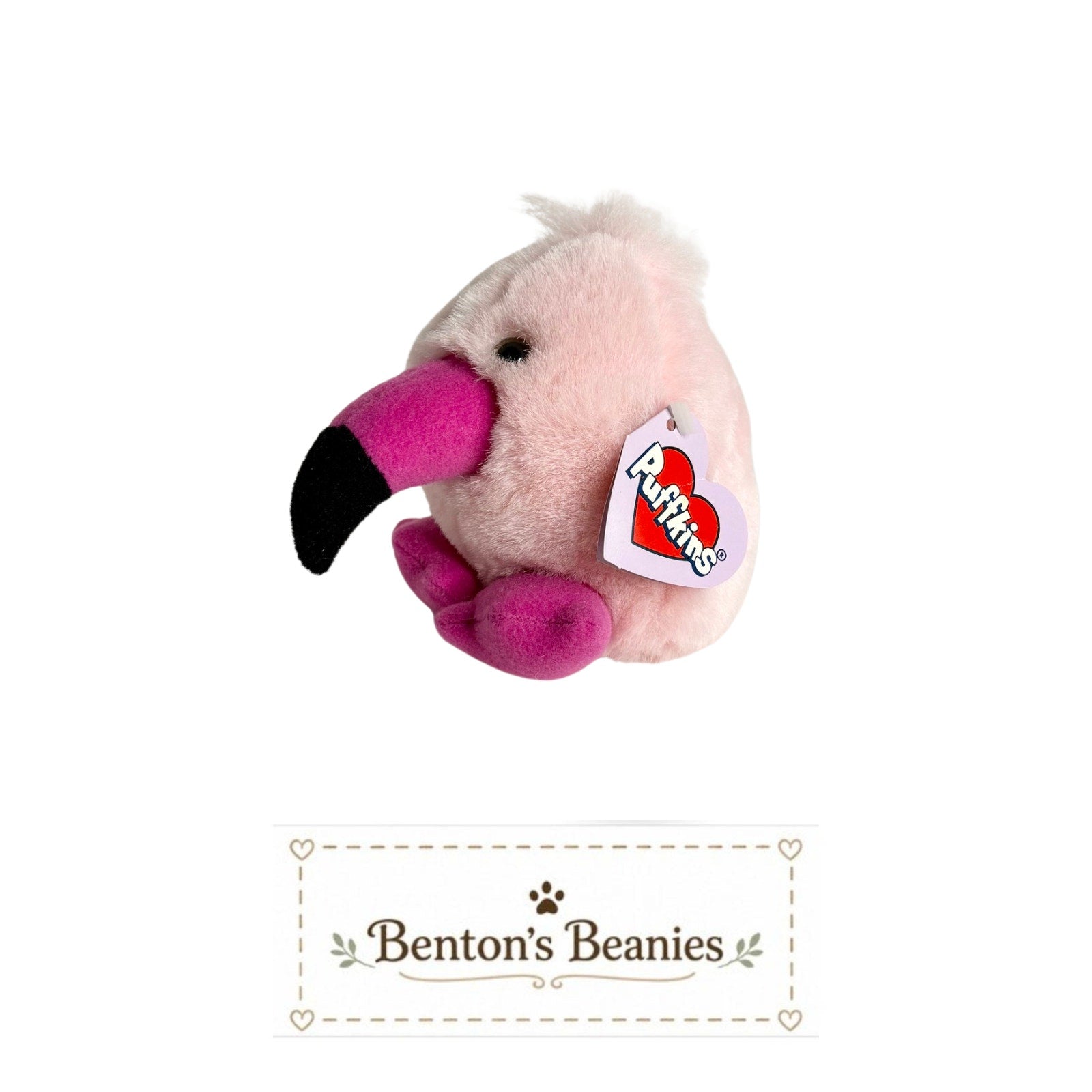Flo the Flamingo Puffkin - Mint Tags & Mint Condition