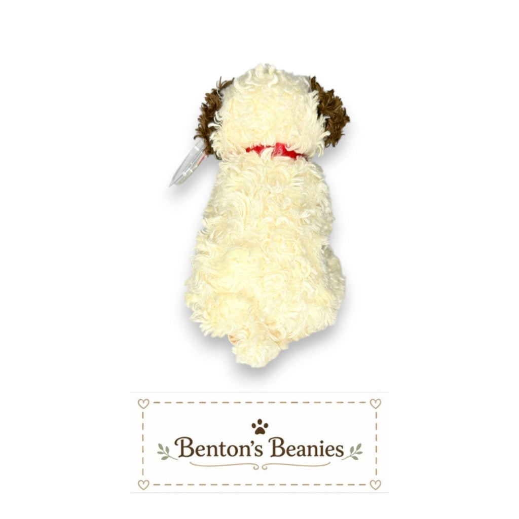 Sneakers the Dog TY Beanie Baby | Mint Heart & Tush Tag