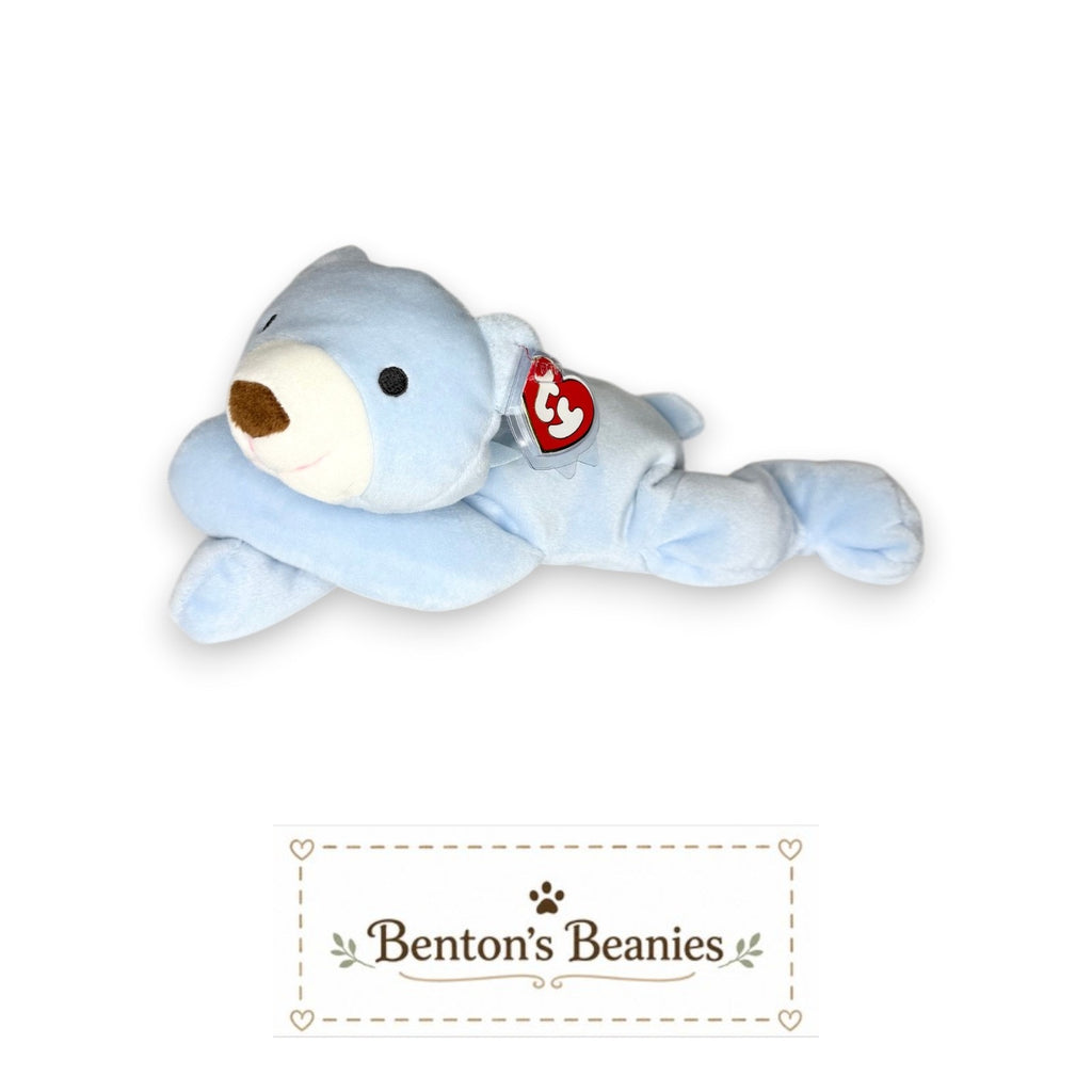 Huggy the Bear TY Pillow Pal | Mint Heart & Tush Tags