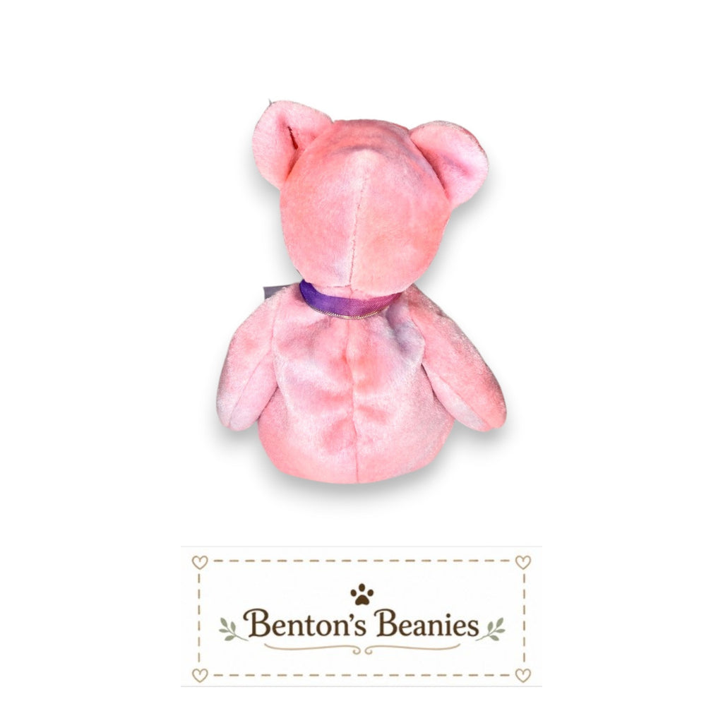 Mum the Bear TY Beanie Baby | Mint Heart & Tush Tag