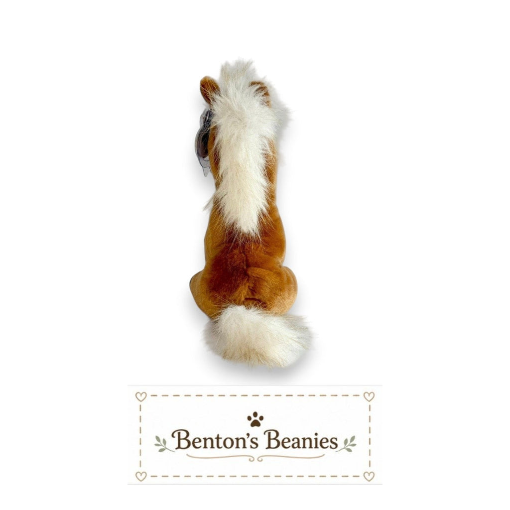 Morty the Horse TY Beanie Baby | Mint Heart & Tush Tafg
