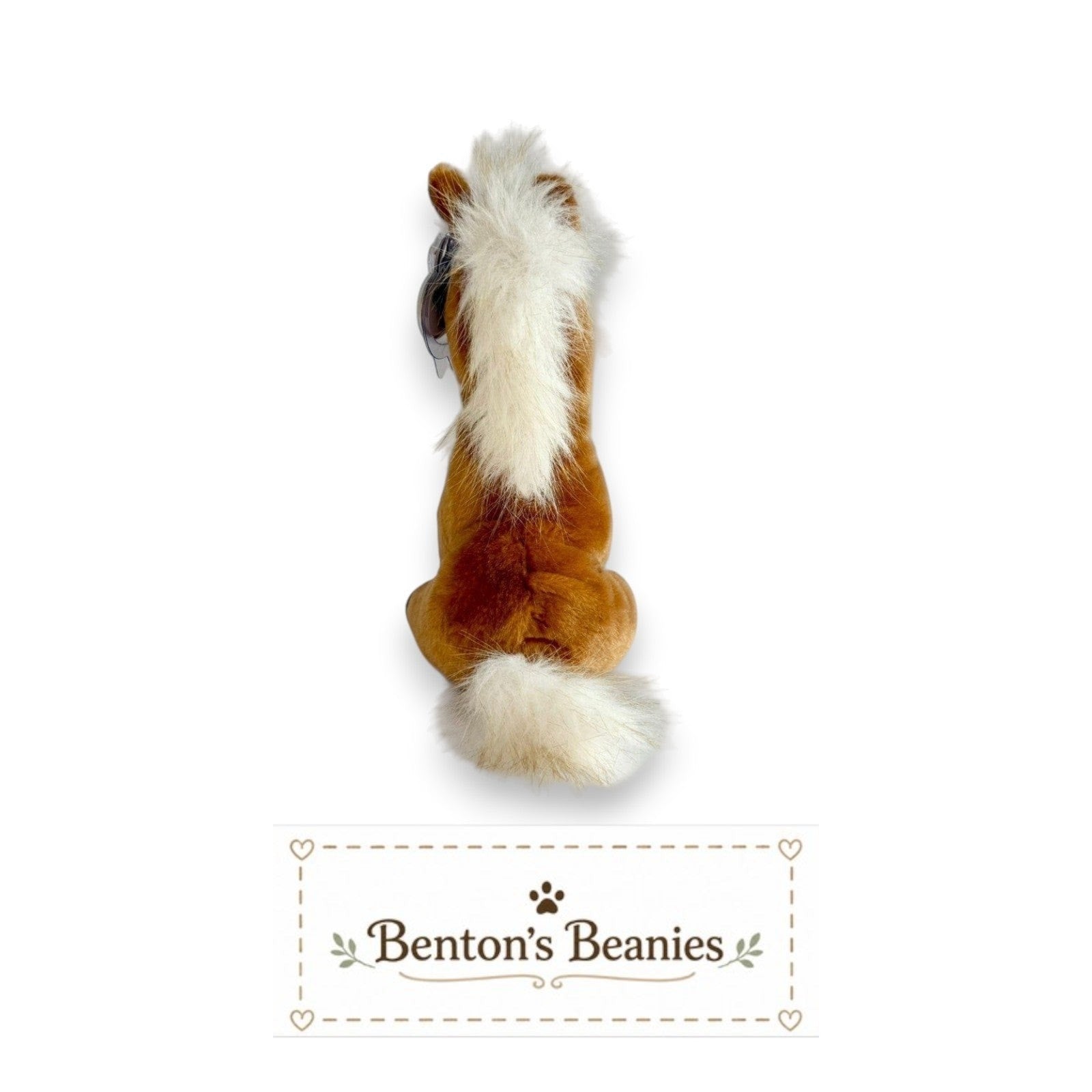 Morty the Horse TY Beanie Baby | Mint Heart & Tush Tafg