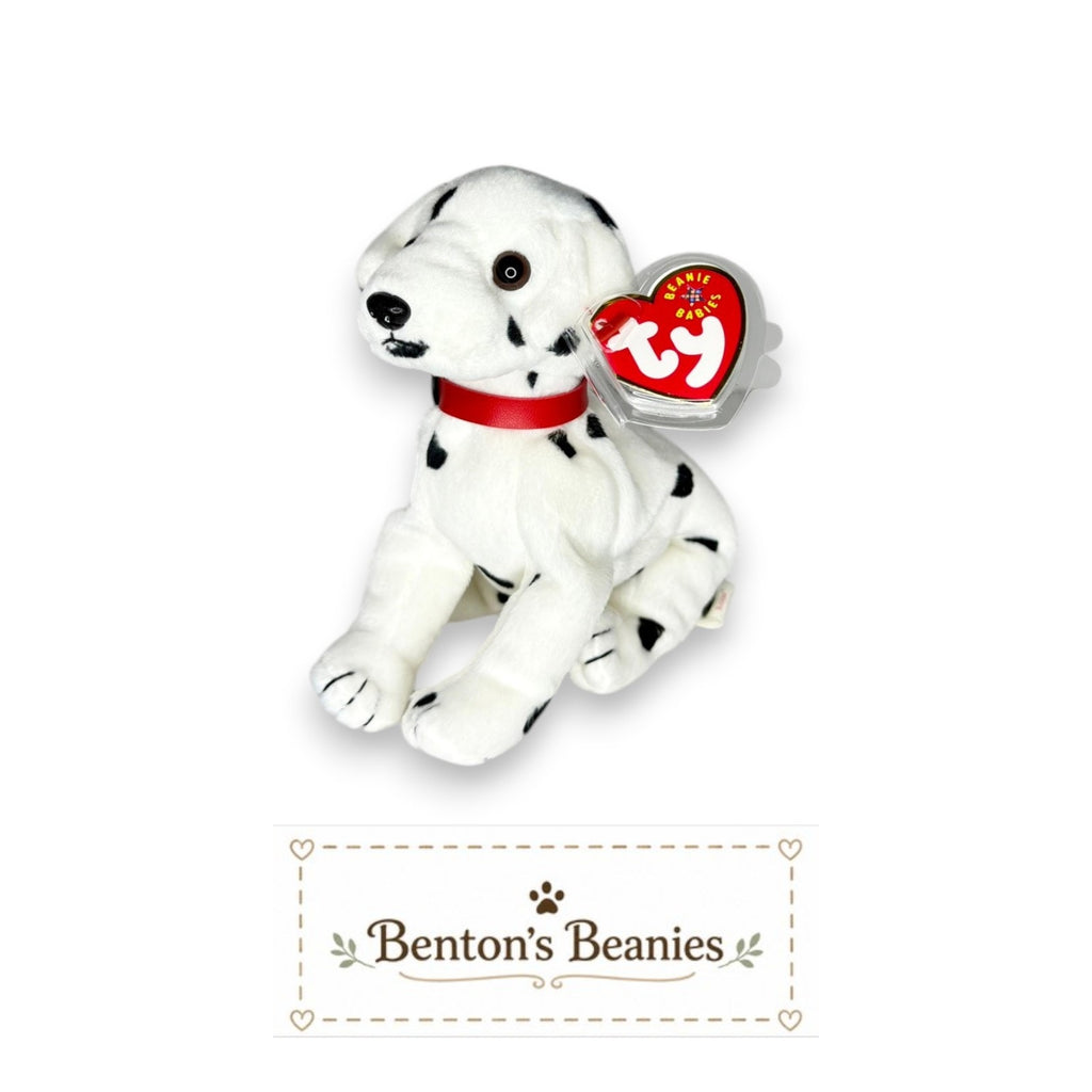 Rescue the Dalmatian TY Beanie Baby | Mint Heart & Tush Tags