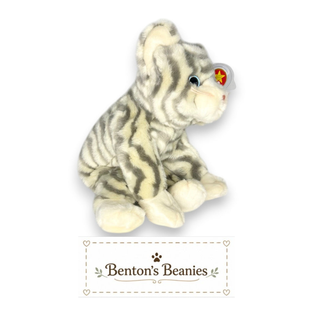 Silver the Cat TY Beanie Buddies | Mint Tags