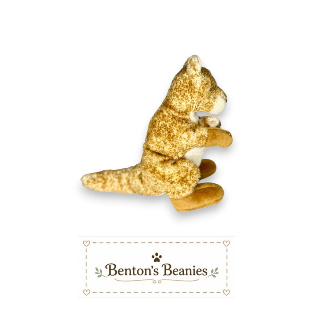 Willoughby the Kangaroo TY Beanie Baby | Mint Heart/Tush Tag