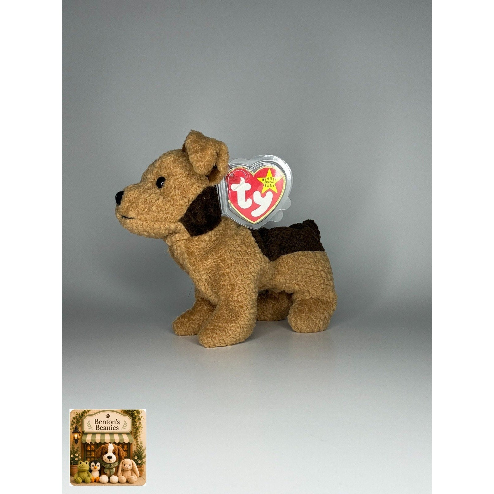 Tuffy the Terrier TY Beanie Baby | Mint Heart & Tush Tag