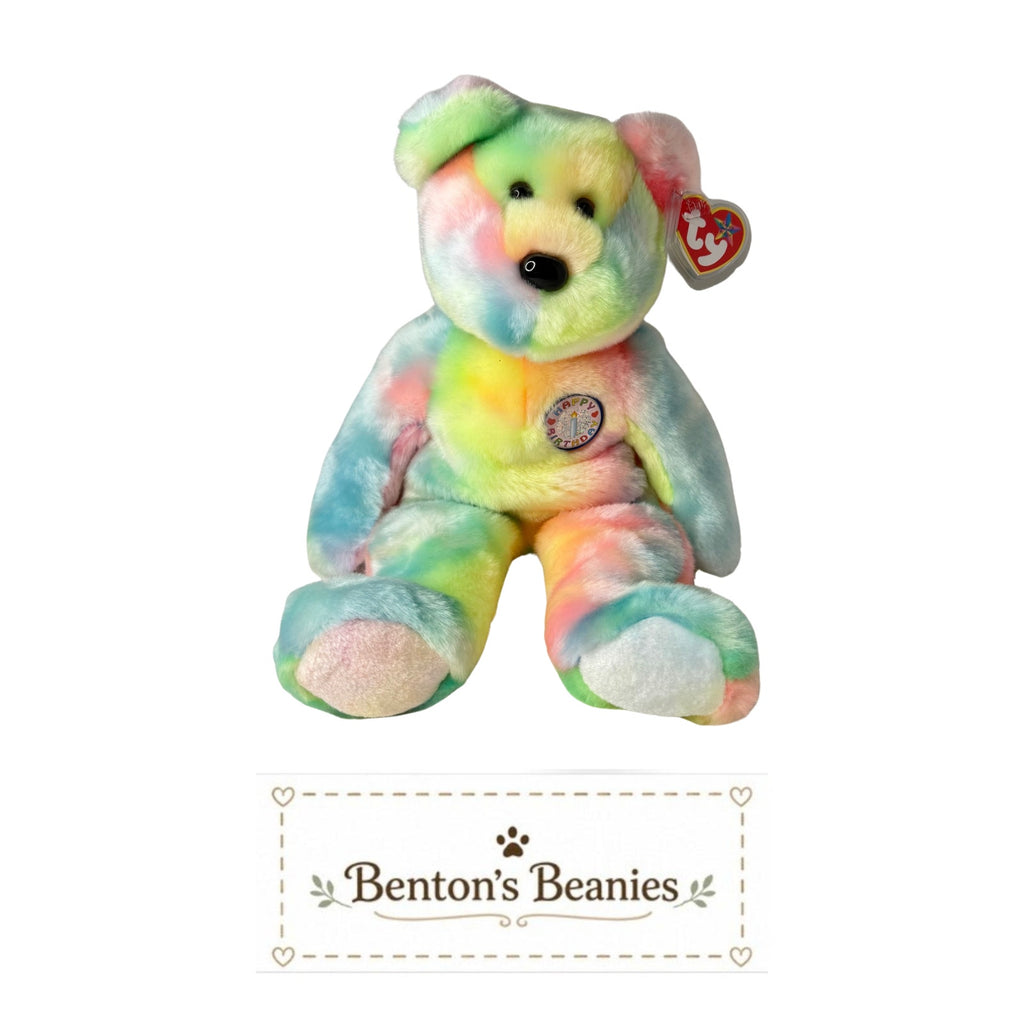 B.B. Bear TY Beanie Buddies | Mint Heart & Tush Tags