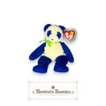 Domino the Panda TY Beanie Baby | Mint Heart & Tush Tag