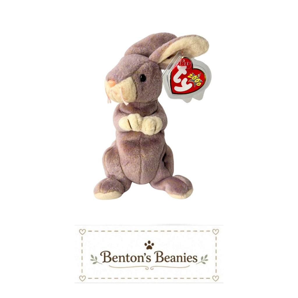 Springy the Rabbit TY Beanie Baby | Mint Heart & Tush Tag