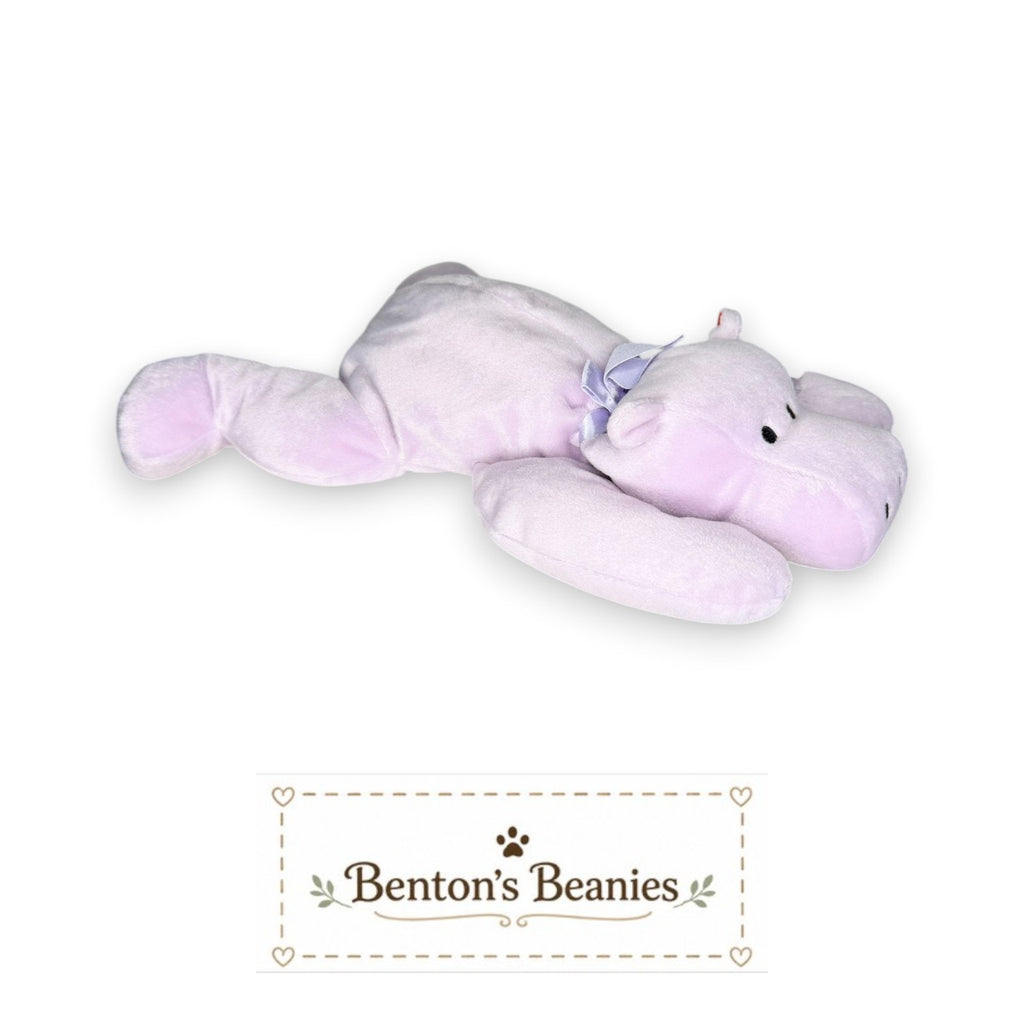 Tubby the Hippo TY Pillow Pal | Mint Heart & Tush Tag