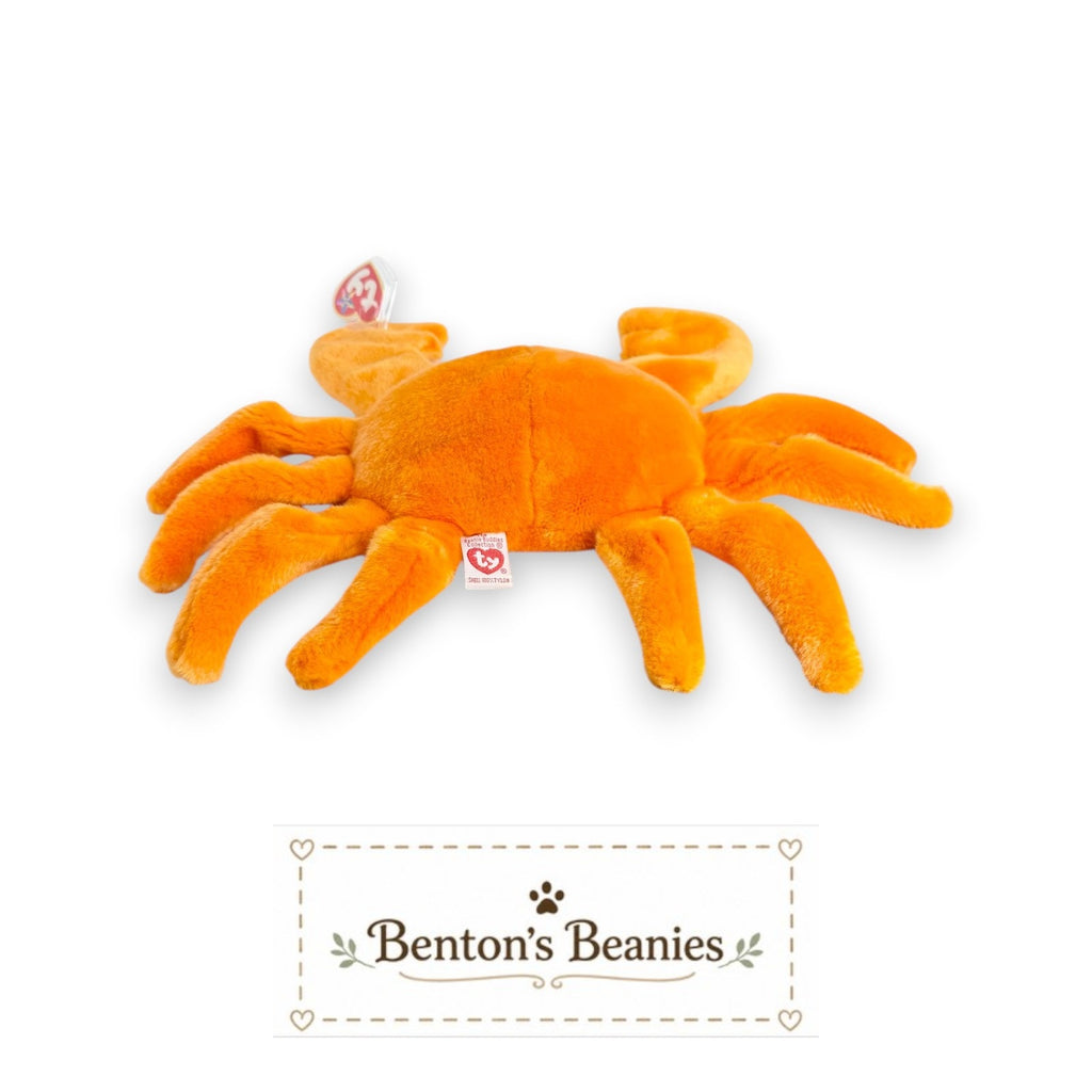 Digger the Crab TY Beanie Buddies | Mint Heart & Tush Tags