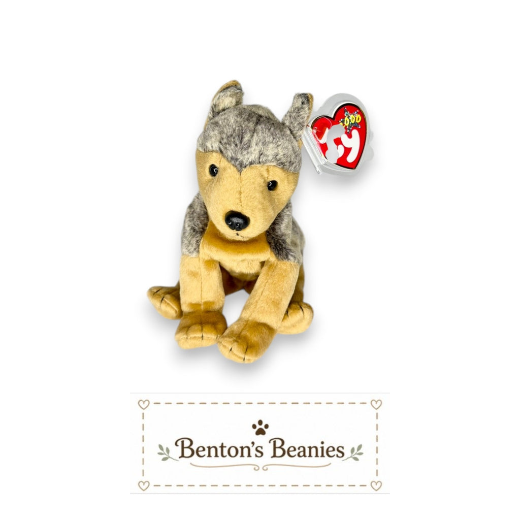Sarge the Dog TY Beanie Baby | Mint Heart & Tush Tag