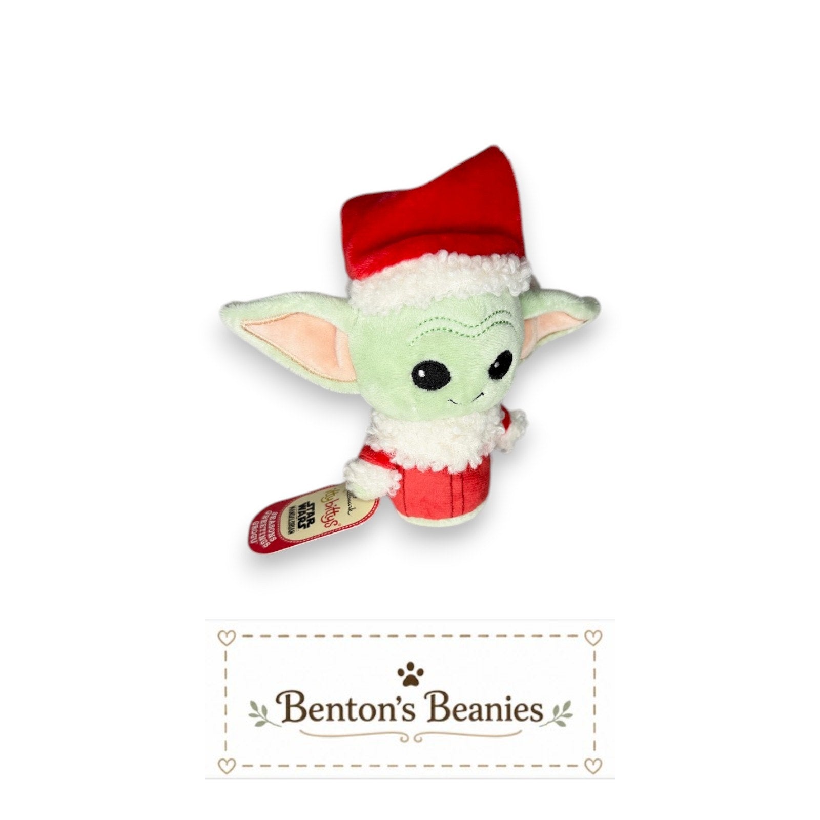 Grogu Holiday Hallmark itty bittys Plush