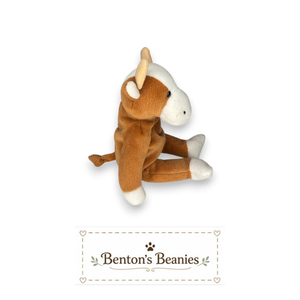 Bessie the Cow TY Beanie Baby | Mint Heart & Tush Tag
