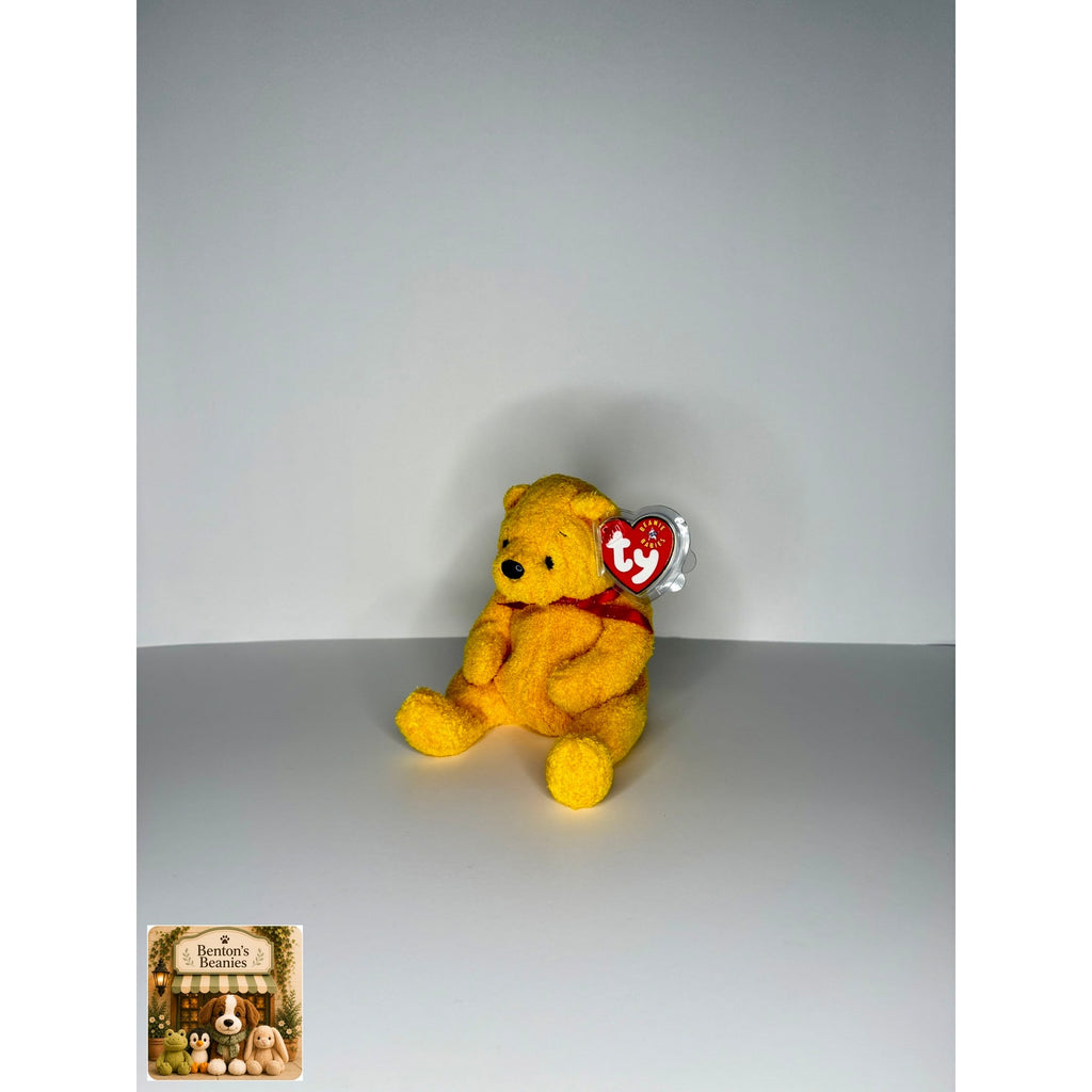 Poopsie the Bear TY Beanie Baby | Mint Heart & Tush Tag