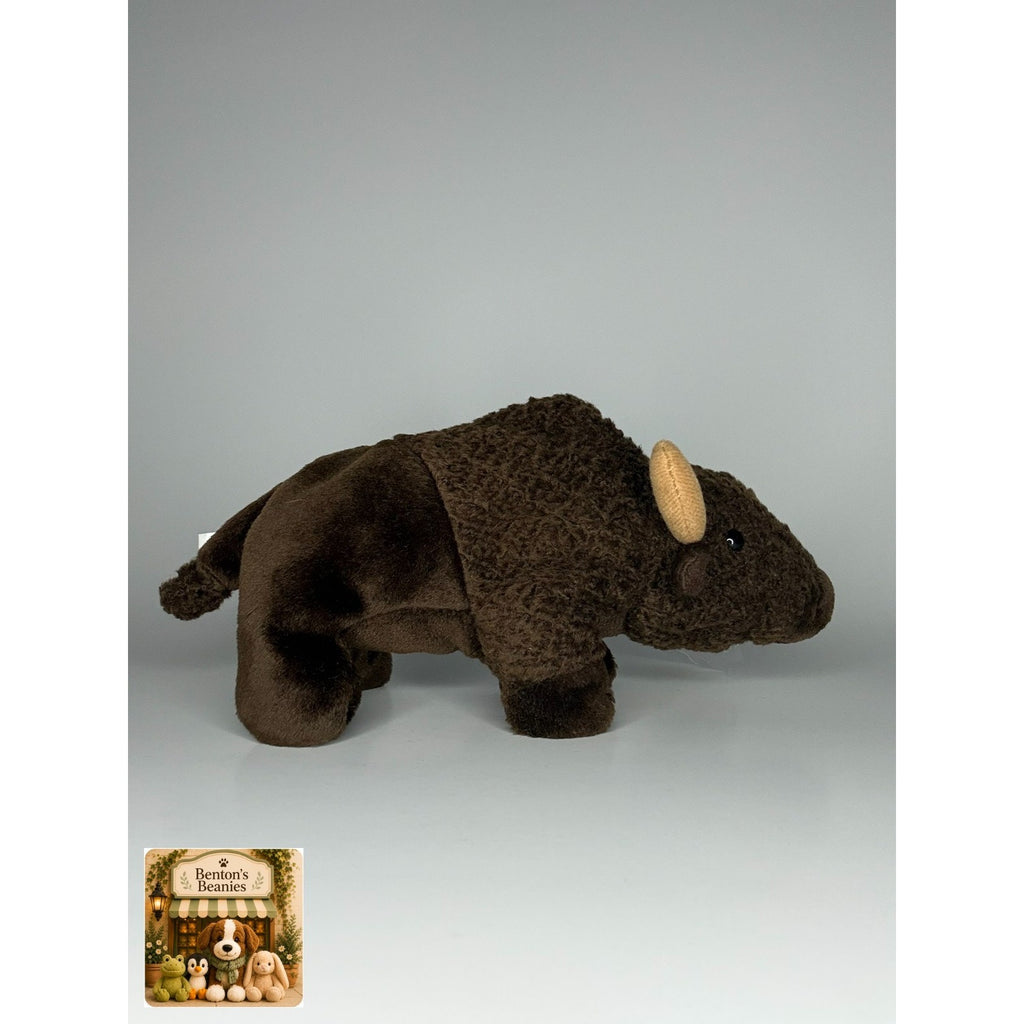 Roam the Buffalo TY Beanie Baby | Mint Heart & Tush Tag