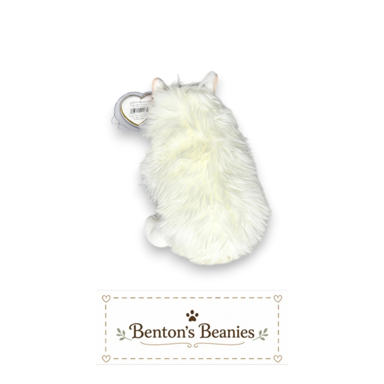 Snocap the Artic Fox Beanie Baby | Mint Heart & Tush Tag