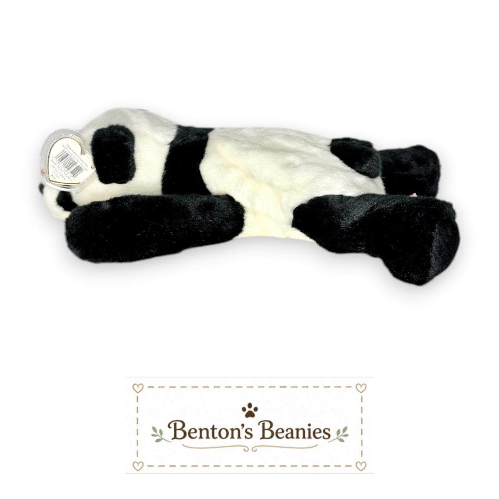 Peking the Panda Bear TY Beanie Buddies | Mint Heart/Tush Tags