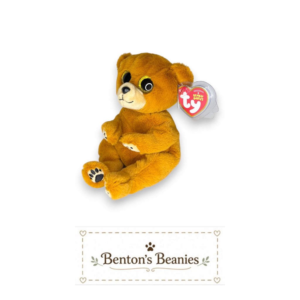 Duncan the Bear TY Beanie Baby | Mint Heart & Tush Tag