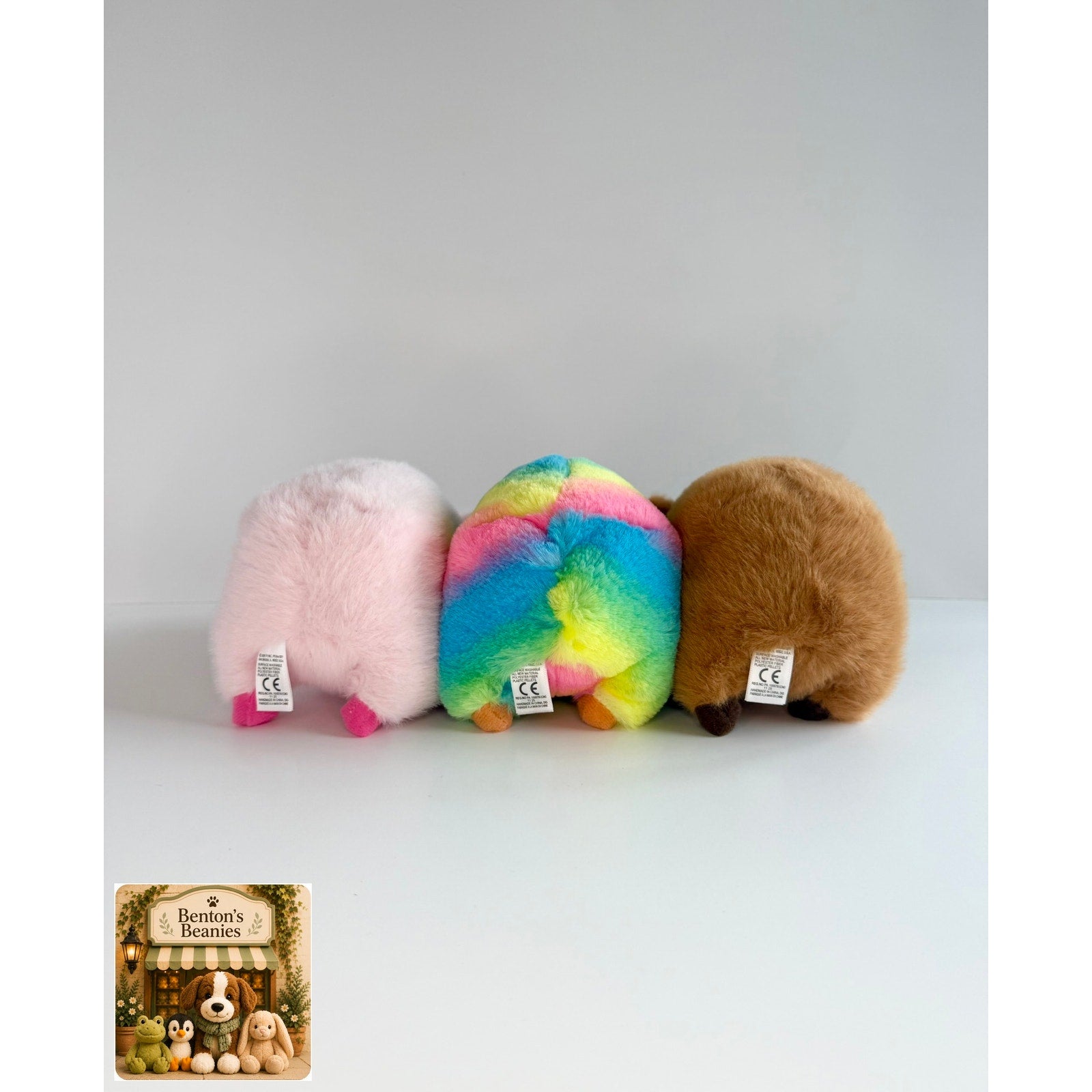 Petal, Savanna, & Mocha the Capybaras | TY Beanie Babies NEW