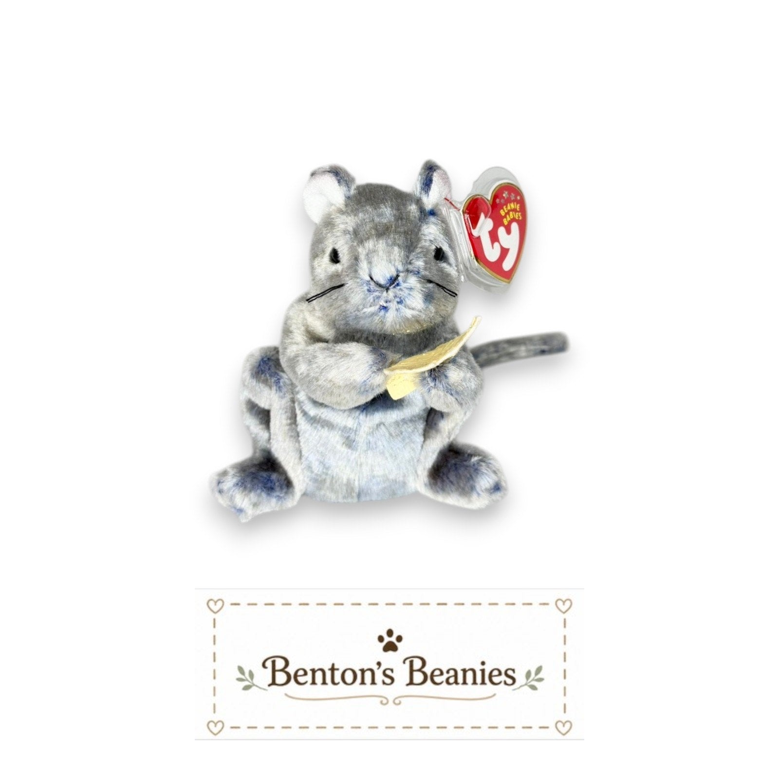 Cheddar the Mouse TY Beanie Baby | Mint Tags