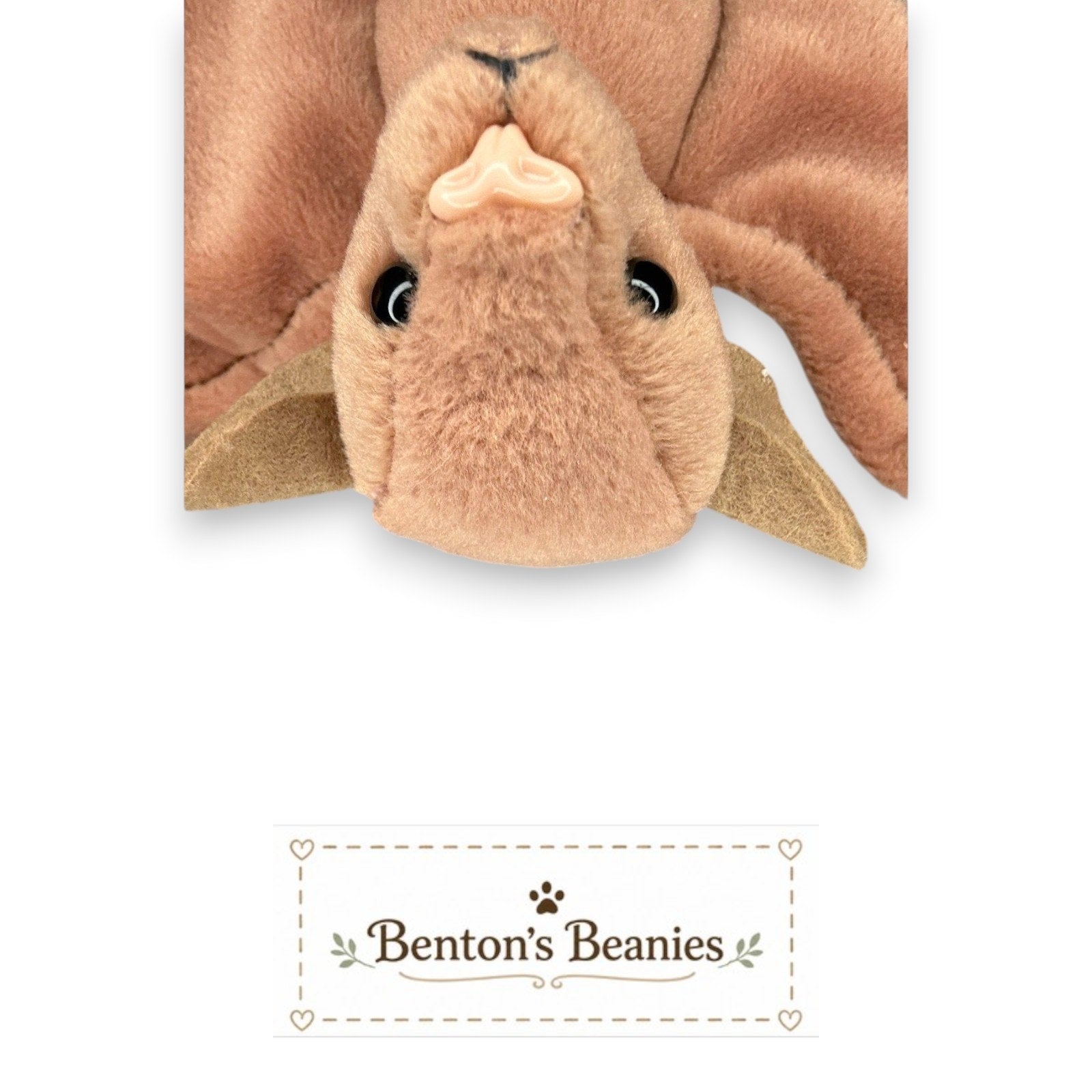 Batty the Bat TY Beanie Baby | Mint Heart & Tush Tag