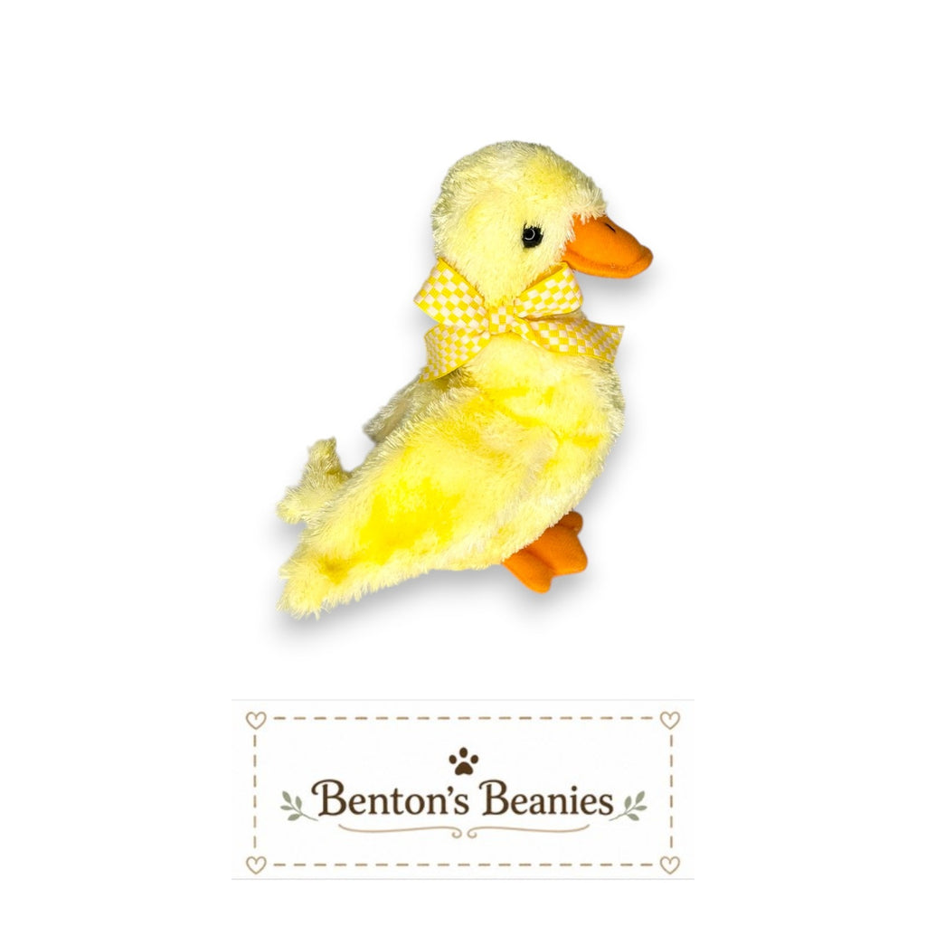 Duck-e the Duck TY Beanie Baby | Mint Heart & Tush Tag