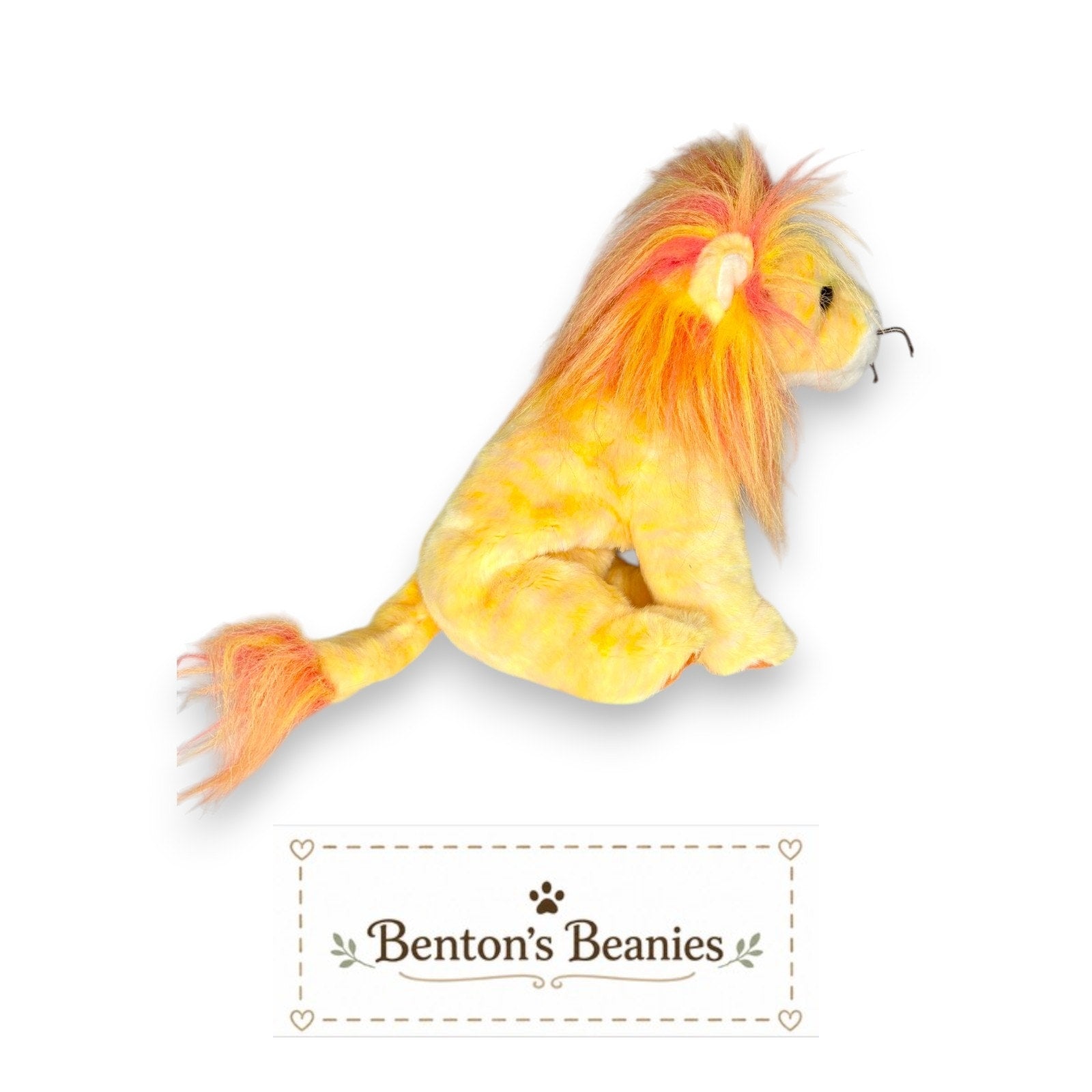 Bushy the Lion Beanie Buddies | Mint Tag