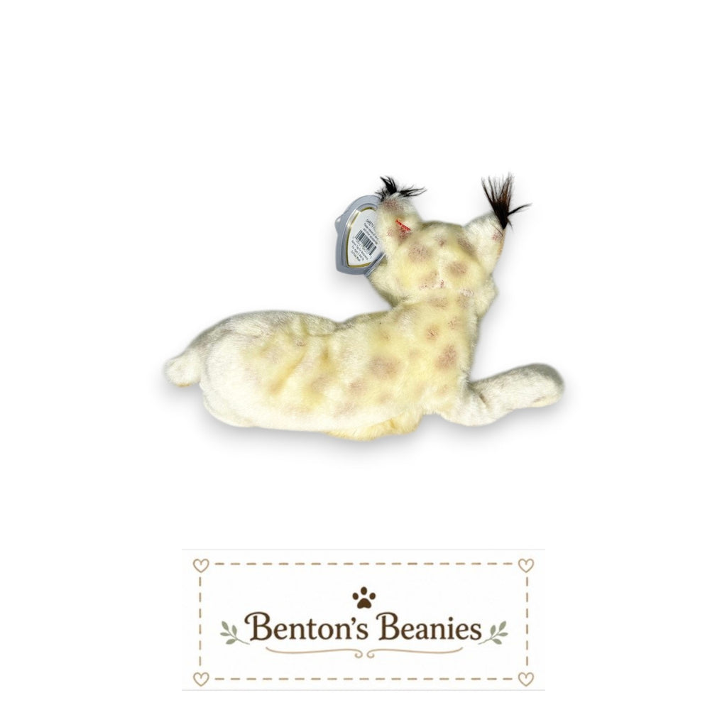 Tracks the Lynx TY Beanie Baby | Mint Heart & Tush Tag