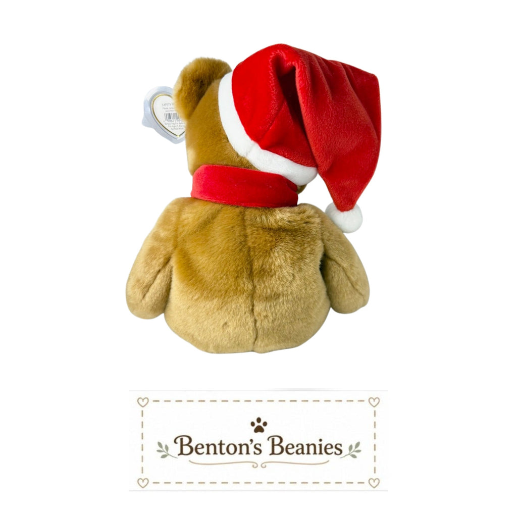 1997 Holiday Teddy TY Beanie Buddies | Mint Heart Tush Tags