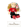 Festive Franny TY Beanie Boppers | Mint Heart & Tush Tag