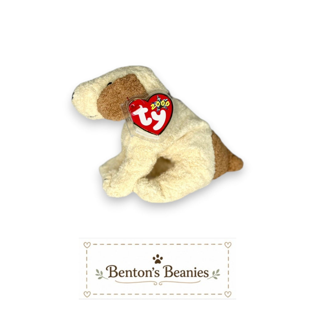 Rufus the Dog TY Beanie Baby | Mint Heart & Tush Tag