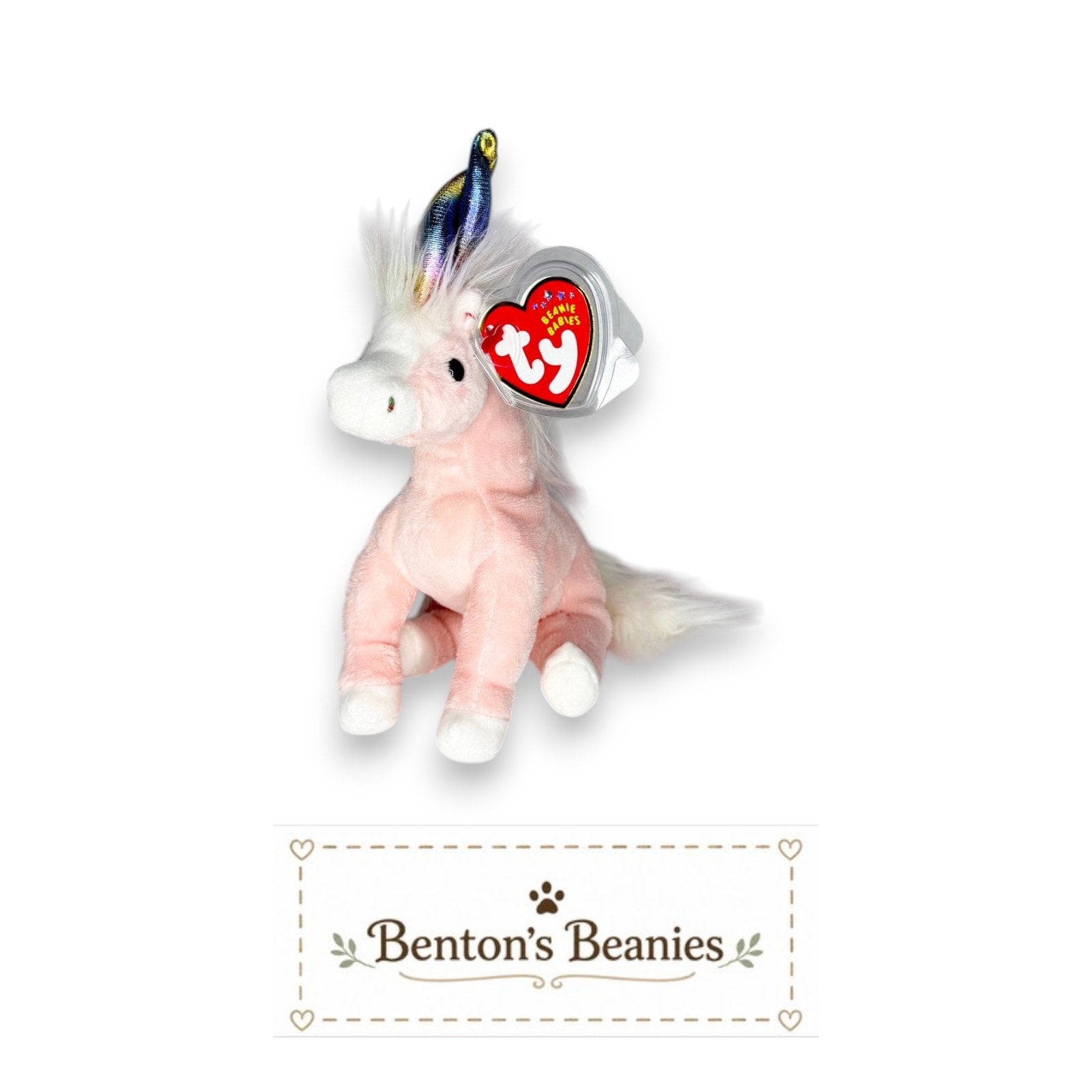 Charmer the Unicorn TY Beanie Baby | Mint Tags