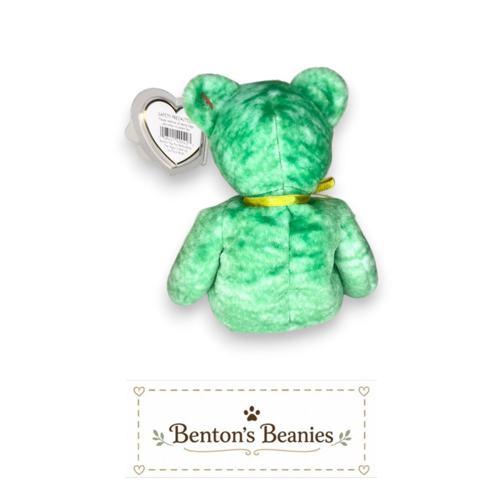 Killarney the Bear TY Beanie Baby | Mint Heart & Tush Tag