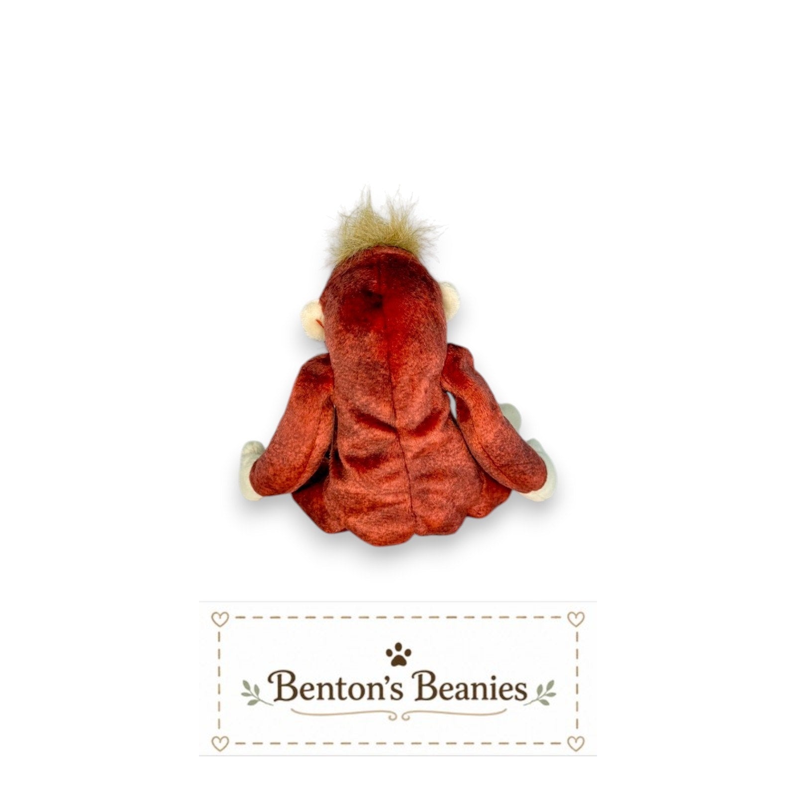 Schweetheart Orangutan TY Beanie Baby | Mint Heart & Tush Tag