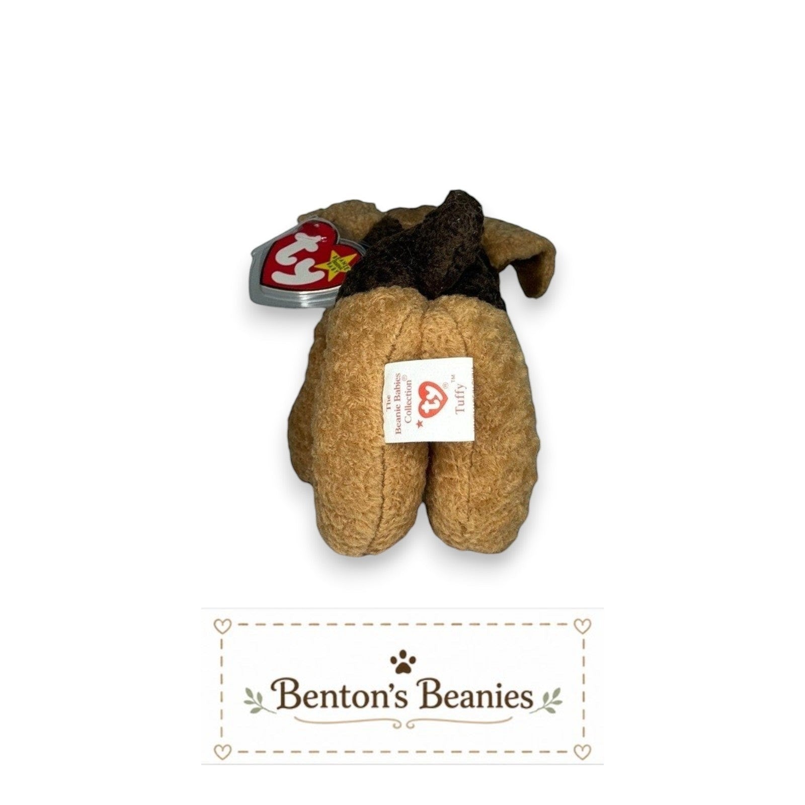 Tuffy the Terrier TY Beanie Baby | Mint Heart & Tush Tag