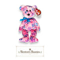 Funky the Bear TY Beanie Baby | Mint Heart & Tush Tag