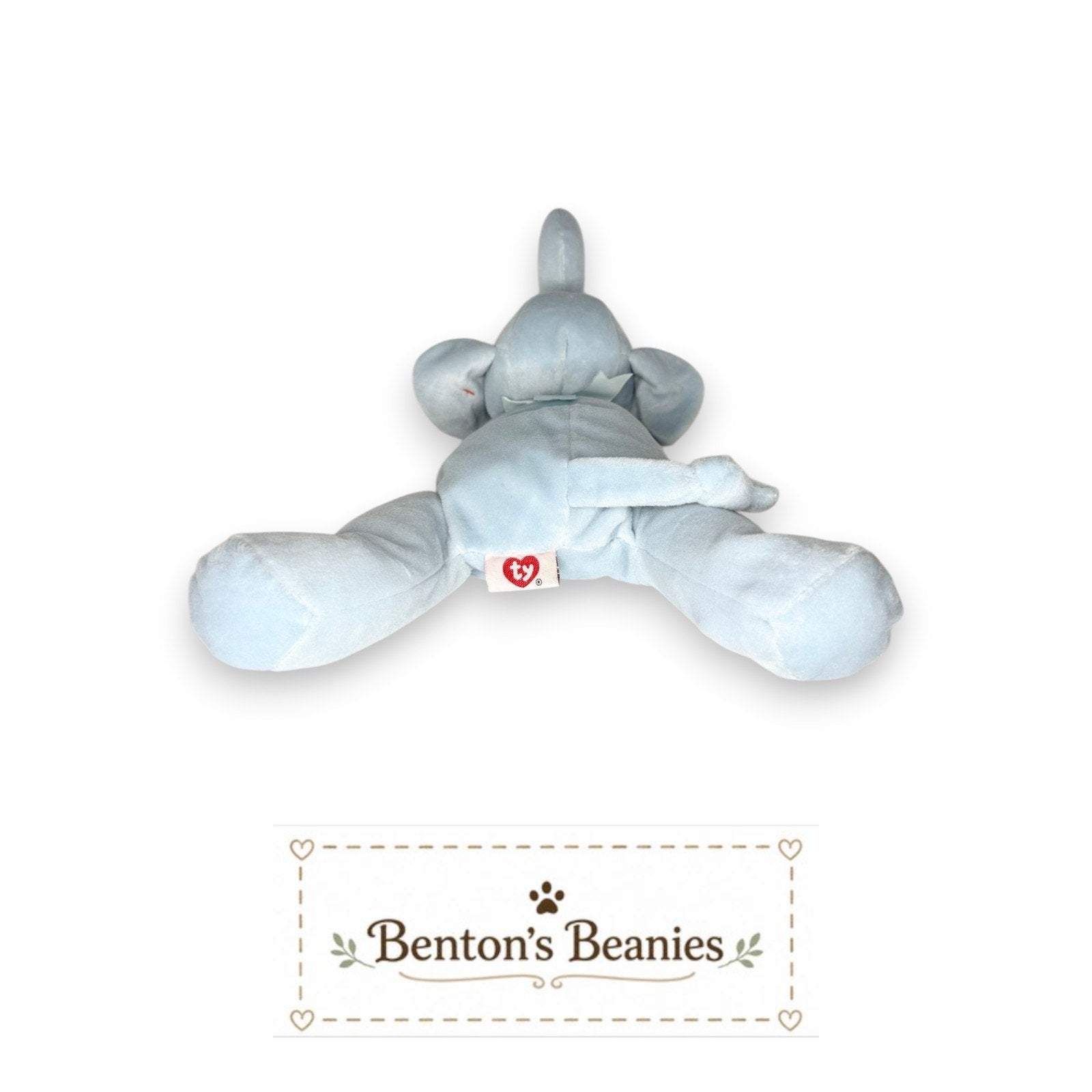 Squirt the Elephant TY Pillow Pal | Mint Heart & Tush Tag