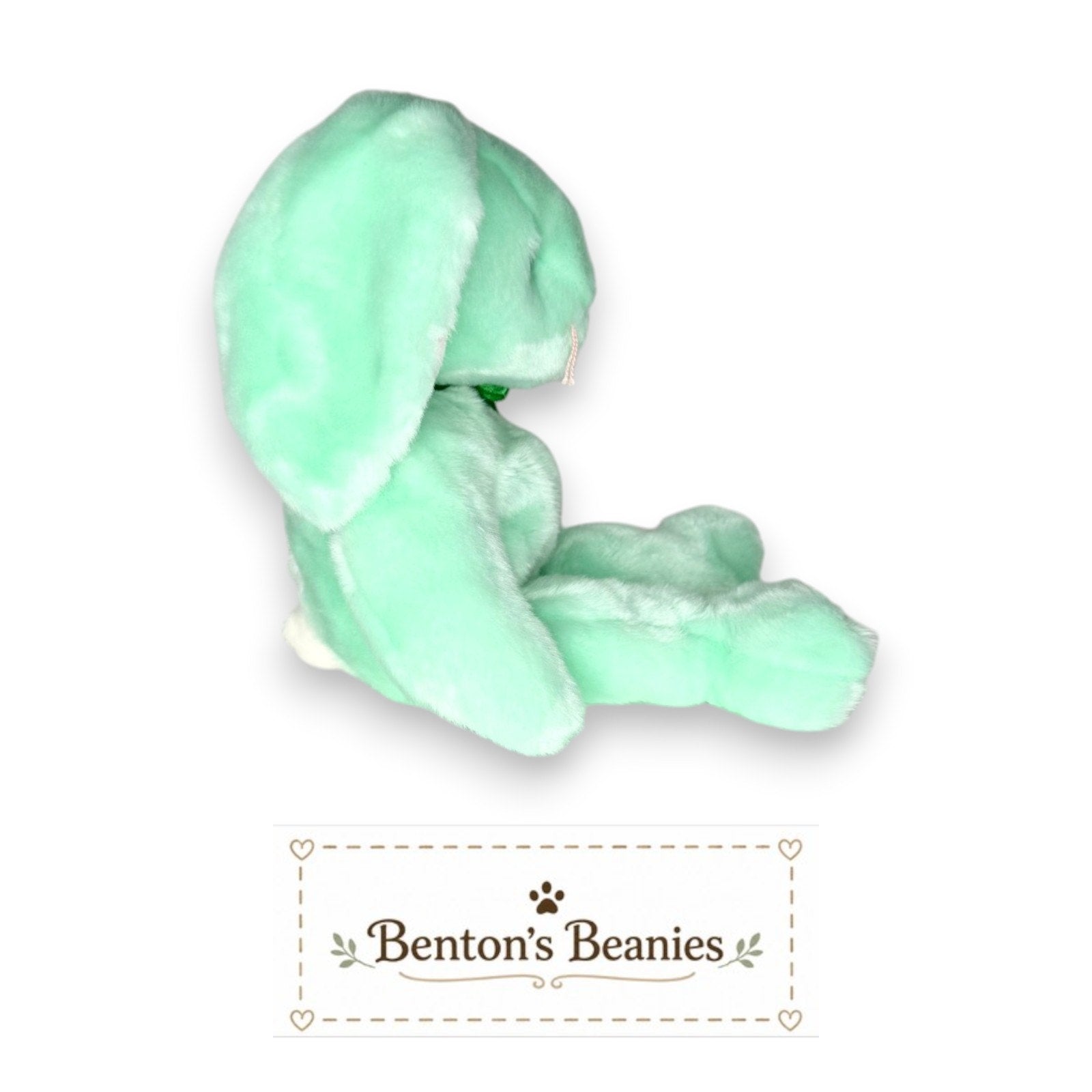 Hippity the Bunny TY Beanie Buddies | Mint Heart & Tush Tags