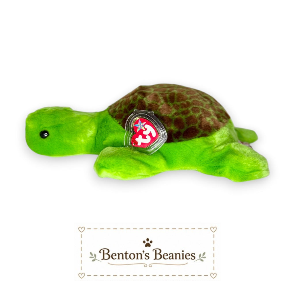 Speedy the Turtle TY Beanie Buddies | Mint Heart & Tush Tags