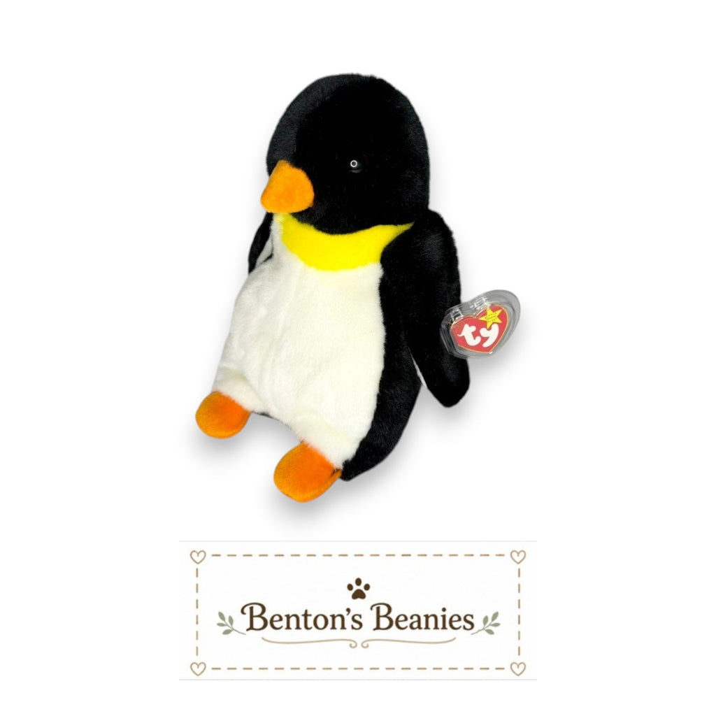 Waddle the Penguin TY Beanie Buddy | Mint Tags