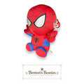 Spiderman TY Marvel Beanie Buddies | Mint Heart & Tush Tags