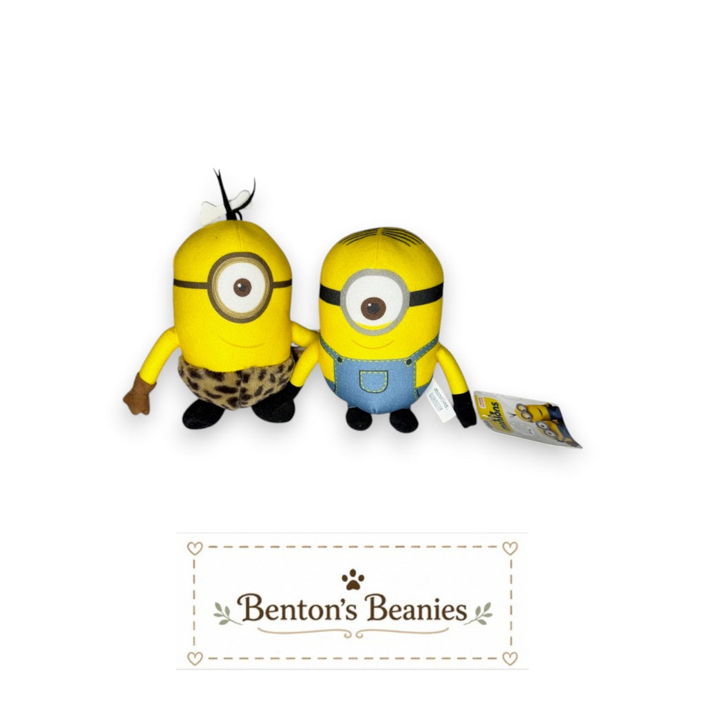Despicable Me Minions Plushies | Caveman Minion & Classic Minion