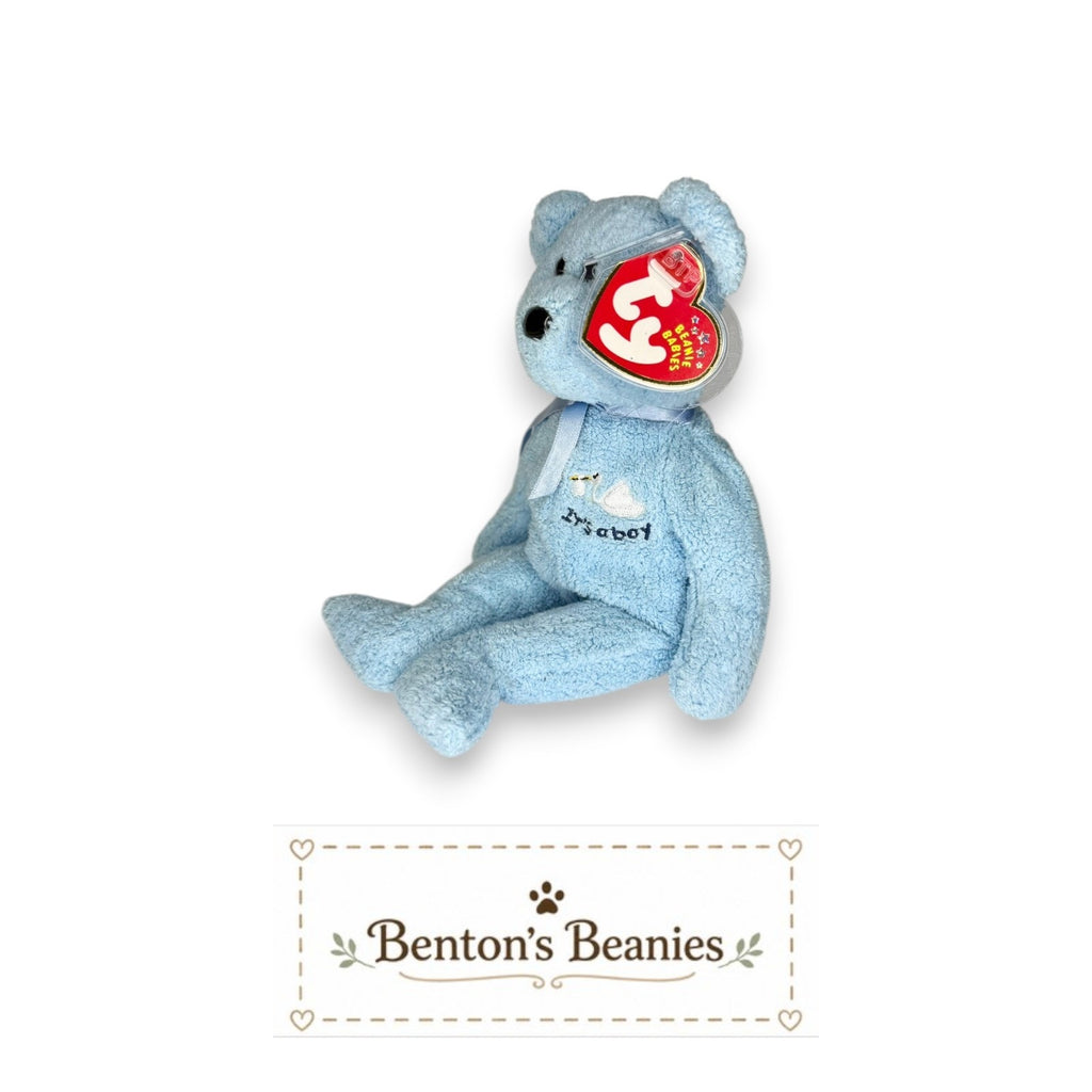 Baby Boy the Bear TY Beanie Baby | Mint Heart & Tush Tag
