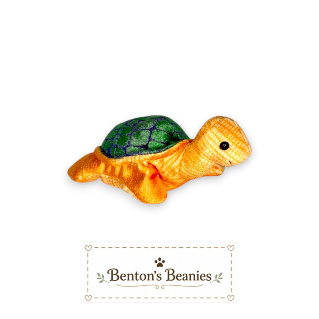 Peekaboo the Turtle TY Beanie Baby | Mint Heart & Tush Tag
