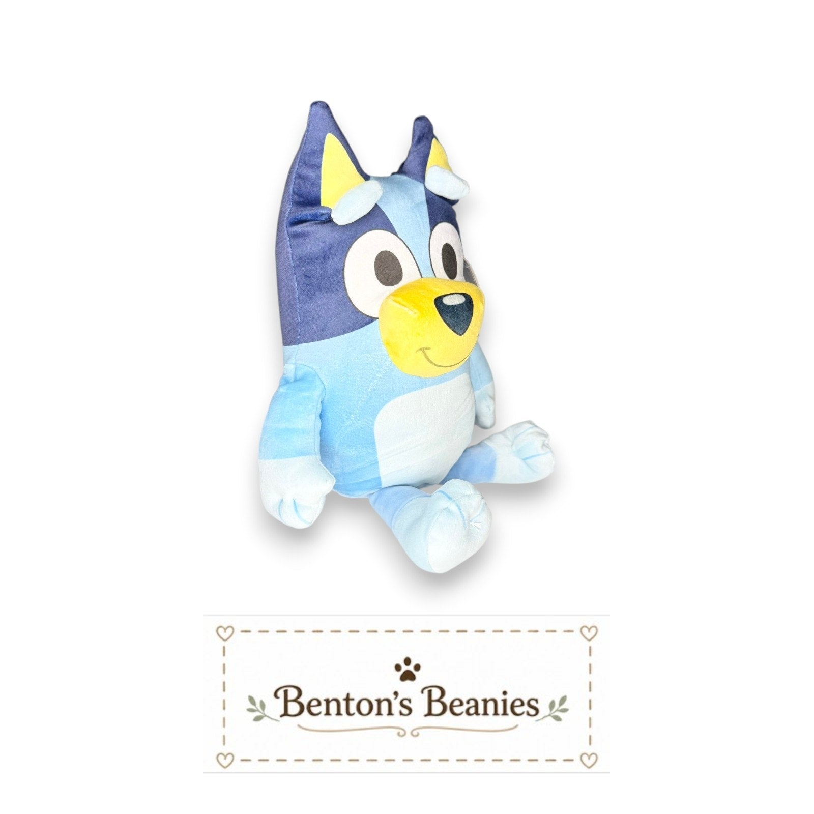 Bluey Official TY Beanie Buddies | Mint Heart & Tush Tags