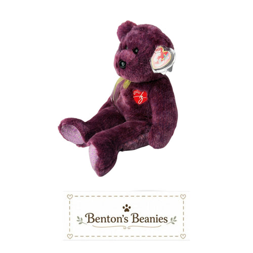 2000 Signature Bear TY Beanie Buddies | Mint Heart Tush Tags