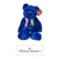 Clubby Bear TY Beanie Buddies | Mint Heart & Tush Tags