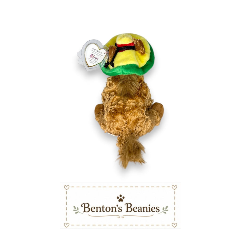 Siesta the Donkey TY Beanie Baby | Mint Heart & Tush Tag