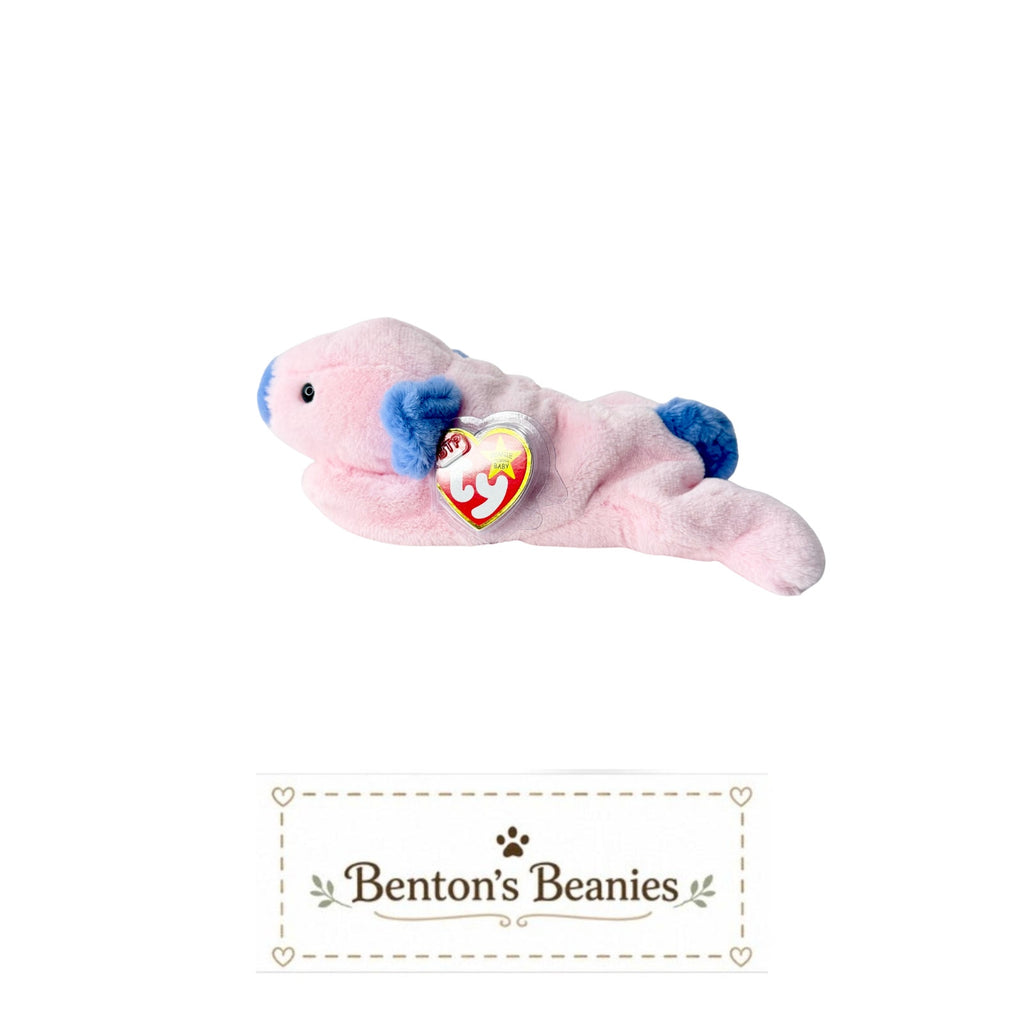 Squealer II the Pig TY Beanie Baby | Mint Heart & Tush Tag